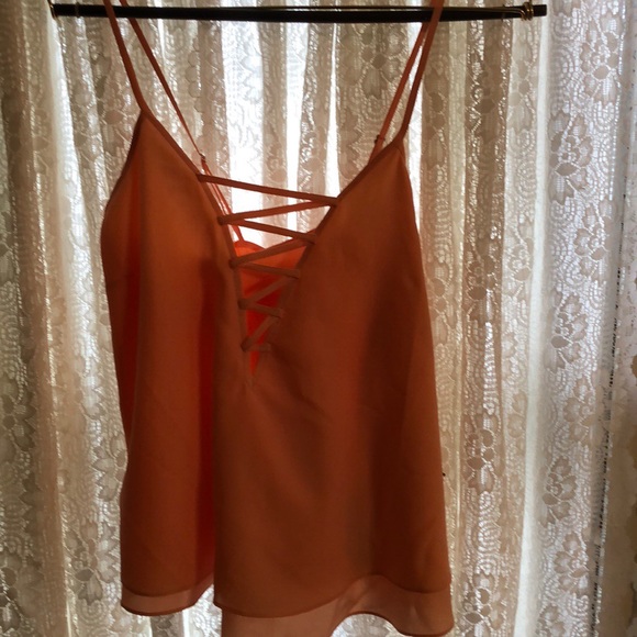 GUESS Tops - GUESS size L, color Prairie Sunset top